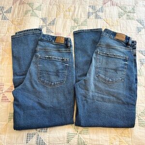 AEO Curvy Strigid Mom Jeans Bundle (2 Pairs)